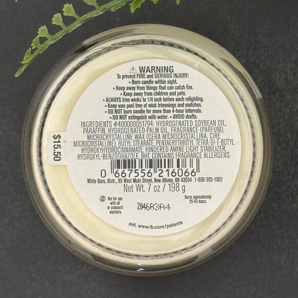 BBW Sun Drenched Linen White Barn Bath & Body Works Mason Jar Single Wick Candle - Picture 10 of 10